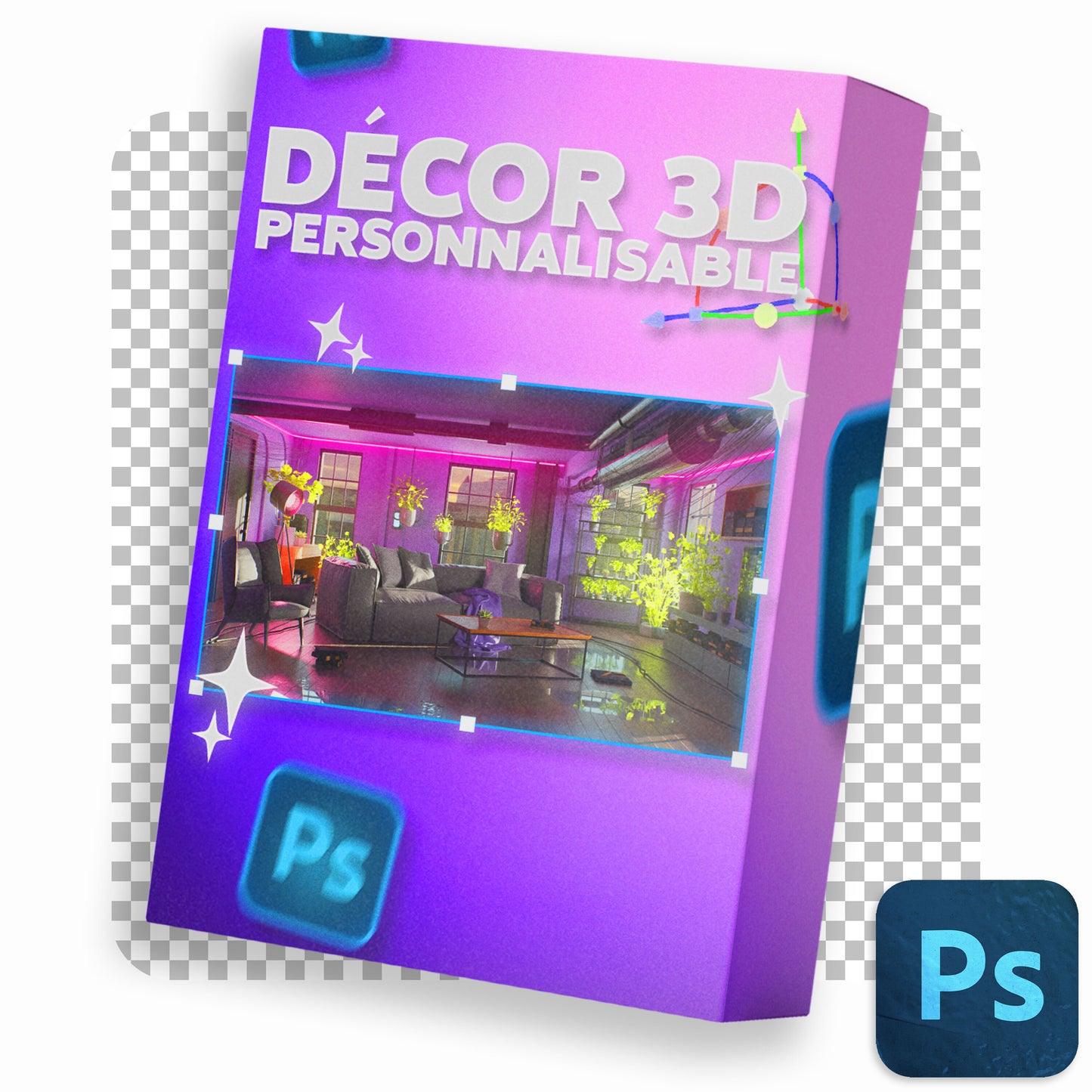 DÉCOR 3D FIXE - STREAMING, MEETINGS - VOL.06